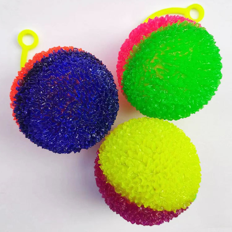 6.5cm/7.5cm LED Blinklicht Spiky Ball perfekt für Kinder-Light-Up-Feiern