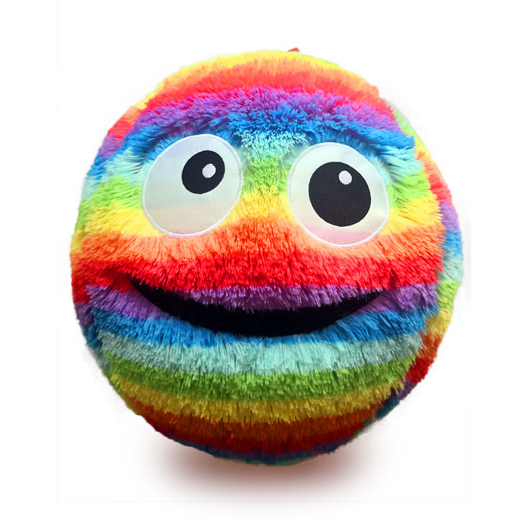 Fuzzy Neon Monster Ball Pvc aufblasbarer Sprungball perfekt für Aktivitäten im Freien