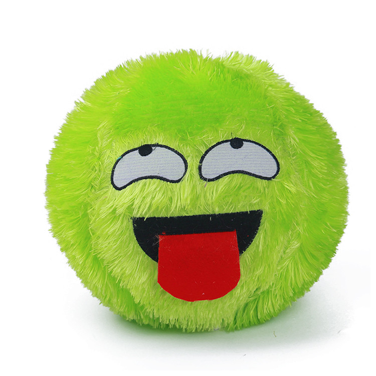 Unisex-Plastik aufblasbarer Fuzzy Ball mit lustigem Gesicht Altersbereich 2 bis 4 Jahre